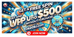 Join the daily spin and win rewards at OkeOki Household Appliance